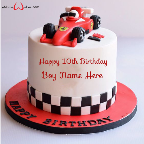 Birthday Cake for 10 Year Old Boy with Name - Best Wishes Birthday Wishes With Name