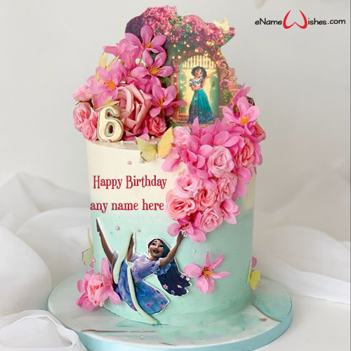Disney Encanto Birthday Cake with Name Editor - Best Wishes Birthday Wishes With Name