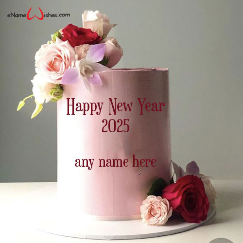 Happy New Year Wishes For Love With Name Name Birthday Cakes