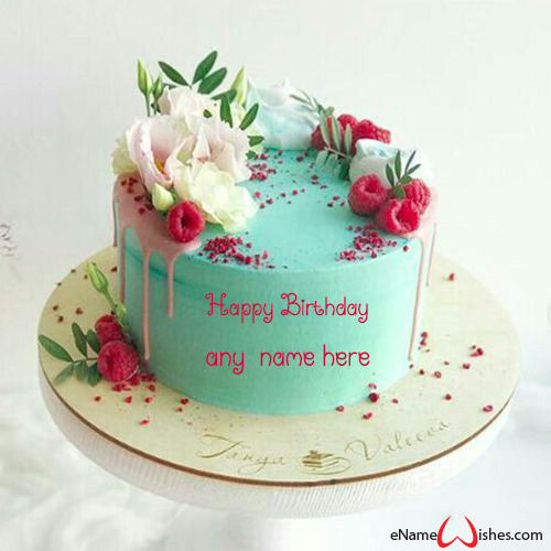 Name Wishes Birthday Cake Editing Online - Name Birthday Cakes - Write ...