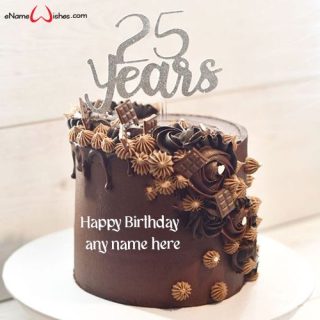 25th-birthday-chocolate-cake-with-name-editor
