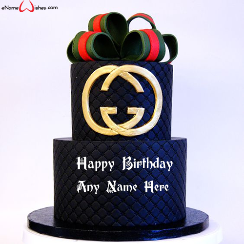 Best Gucci Birthday Name Cake - Name Birthday Cakes - Write Name on ...