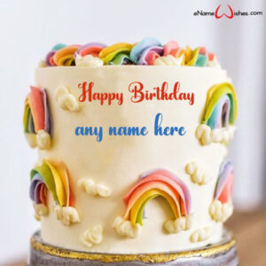 Birthday Cake With Name - Write Name on Happy Birth Day Image