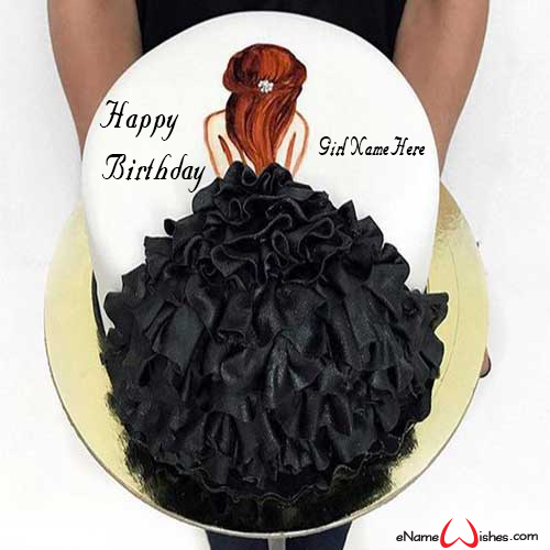 Heart Shape Happy Birthday Cake For Dear Husband Wife