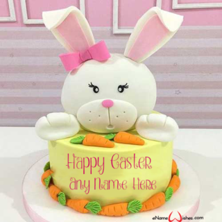 Cute-Easter-Bunny-Wish-Cake-with-Name