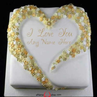 Golden-Heart-Love-Name-Cake