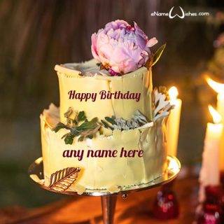 best decorated birthday cake with name edit online