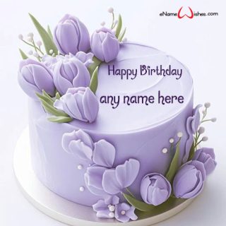 best wishes birthday cake with name edit free online