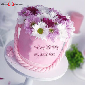 Love Romantic Birthday Cake with Name - Best Wishes Birthday Wishes ...