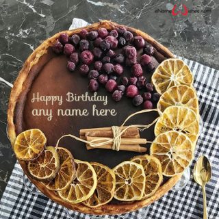 birthday cake with free name edit online