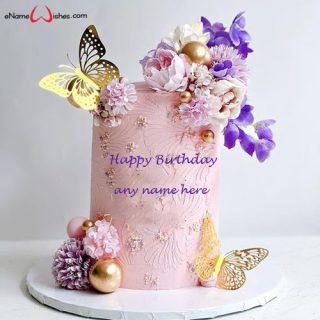 birthday cake with name