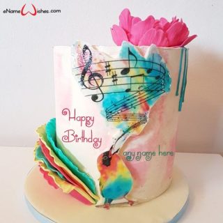 birthday cake with name create