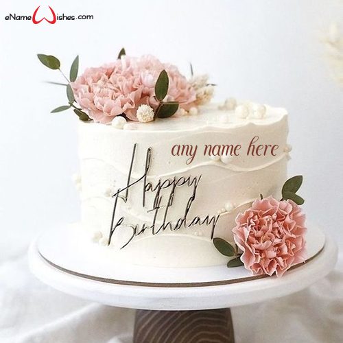 Birthday Cake with Name Editing for Lover - Name Birthday Cakes - Write ...