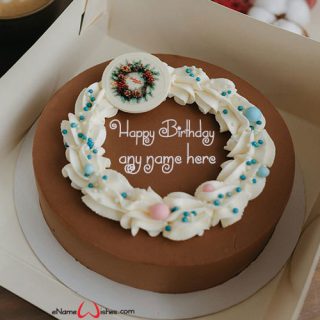 birthday name generator cake image online free