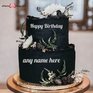 black-birthday-cake-with-name
