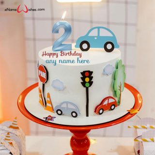 create happy birthday cake image with name online free