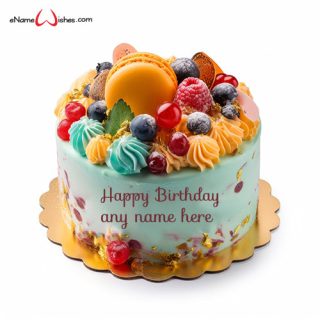 create image of birthday cake with name online free