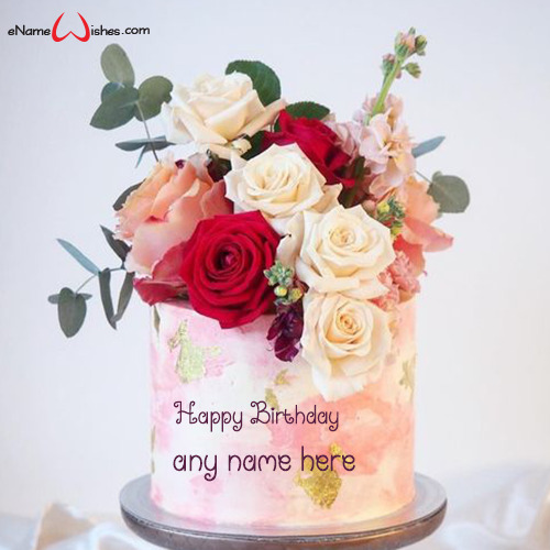 Create Stylish Name on Birthday Cake - Name Birthday Cakes - Write Name ...