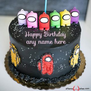 cute birthday wishes cake with name create online