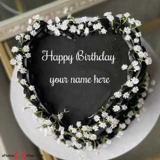 edit birthday cake with your own name