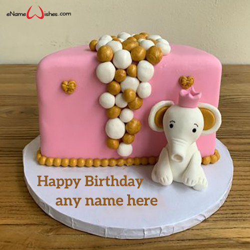 Gorgeous Designer Six Month Old Baby Cake - Avon Bakers