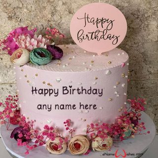 free birthday cake generator with custom name