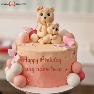 free customized birthday cake image with name edit