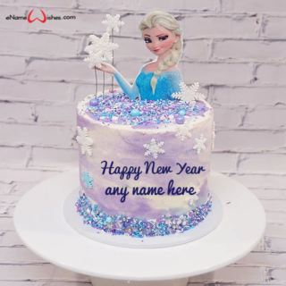 frozen-happy-new-year-wish-cake-with-name