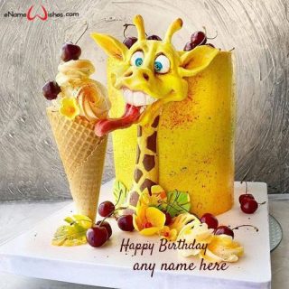 funny birthday wishes cake with name edit
