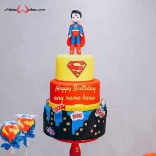 happy birthday cake for boy with name edit