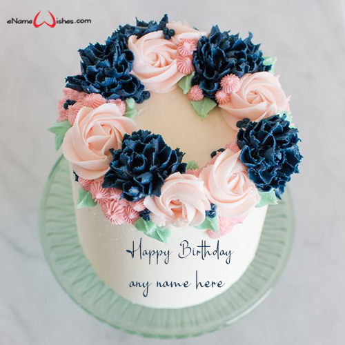 Garden flowers cake — New Cakes