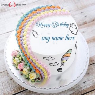 happy birthday image with name edit animation