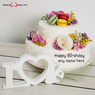 happy birthday wishes love cake with name
