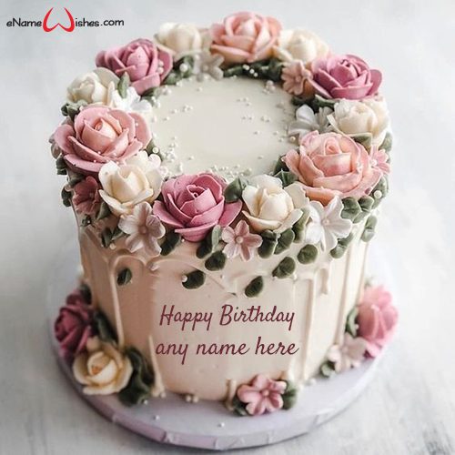 Happy Birthday Wishes with Name Cake - Name Birthday Cakes - Write Name ...