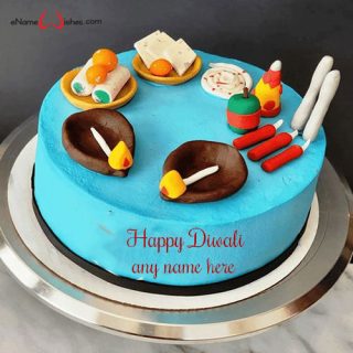 happy diwali sweet wishes cake name writing online free