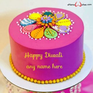 happy diwali wishes maker with name cake edit