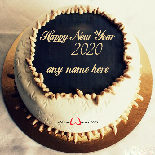 Fondant Cake Design for New Year 2022 with Name Edit - Best Wishes ...