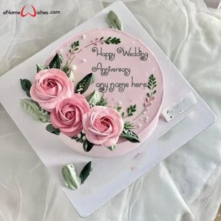 happy wedding anniversary wishes to a couple with name