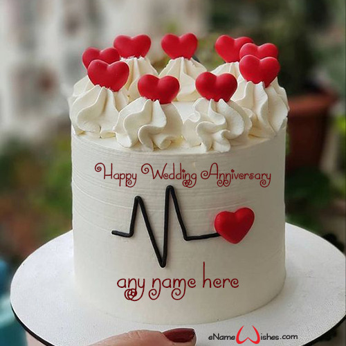 Online edit happy anniversary cake with name photo for free. happy anniver…  | Happy birthday cake writing, Happy anniversary cakes, Happy wedding  anniversary quotes