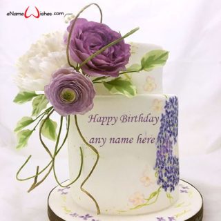 make happy birthday cake with name online free