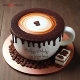 make online happy birthday cake with name edit