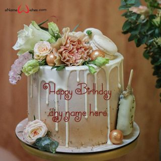 online birthday name editing cake free download