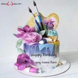 online custom birthday cake with name edit