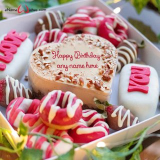 online happy birthday custom name cake picture free download