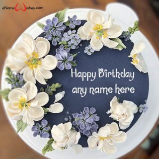 online make birthday cake with name
