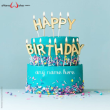 online name editor on cake image