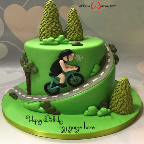 Personalized Birthday Cake with Name eNameWishes