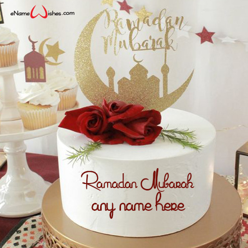 Happy Ramadan Cake with Name - Best Wishes Birthday Wishes With Name