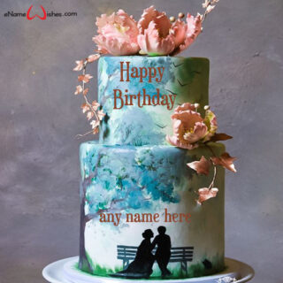 romantic-birthday-cake-for-husband-with-name