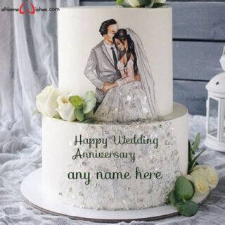 romantic-wedding-anniversary-cake-with-name